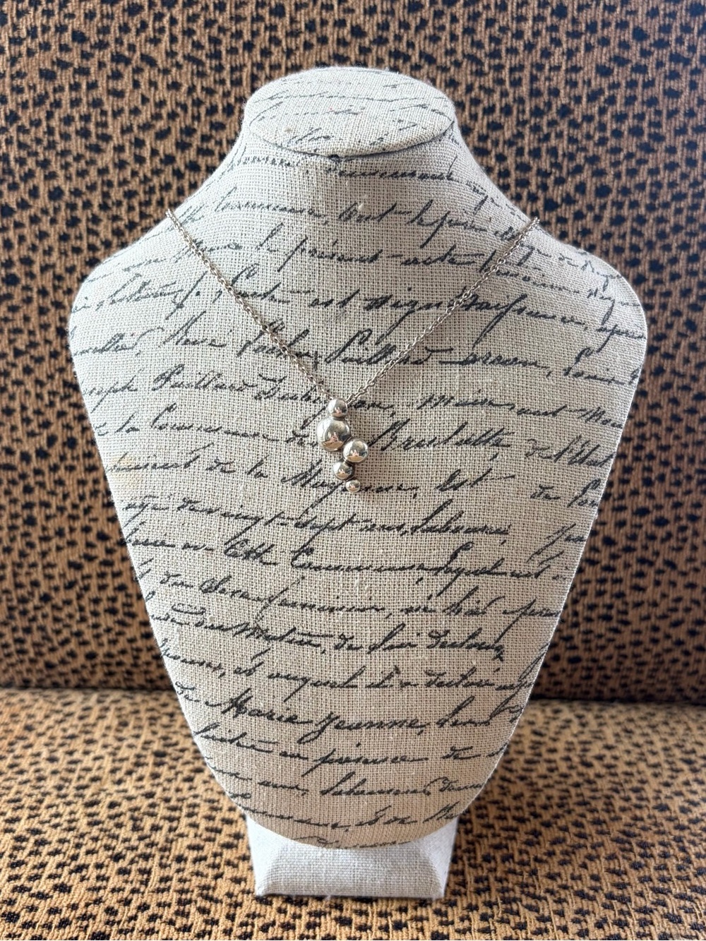 Pandora Rare Liquid Silver Bubble Pendant Necklace - Picture 2 of 7